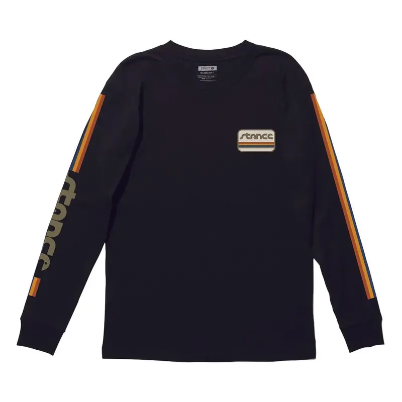 Stance Camino Long Sleeve T-Shirt - Black 1