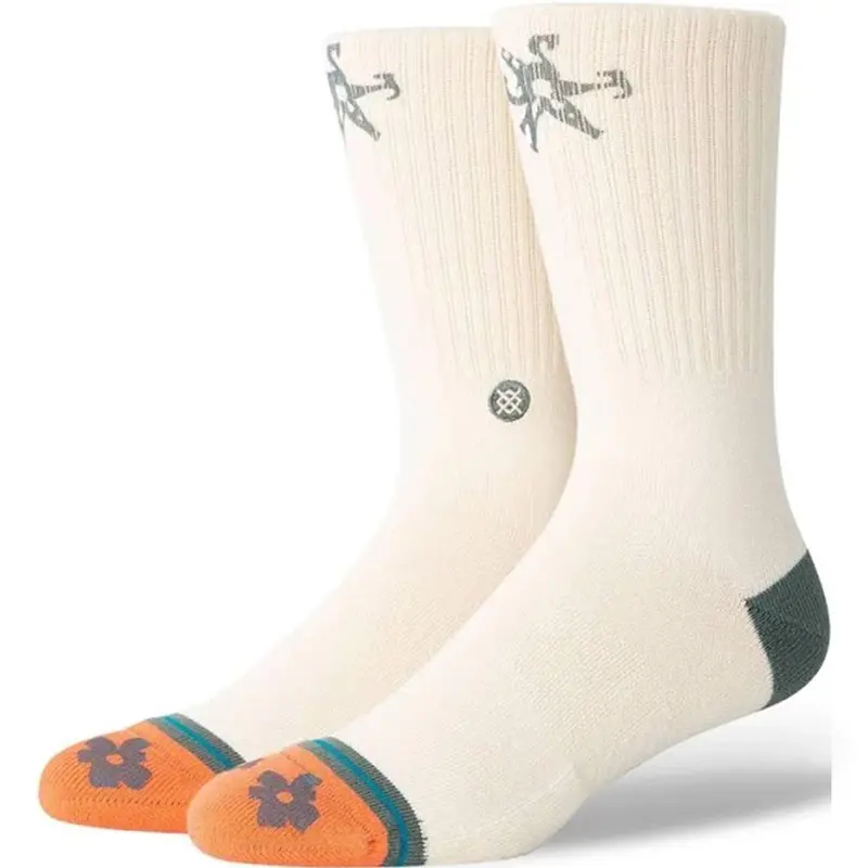 Stance Frayed Socks - Vintage White/ Large 1
