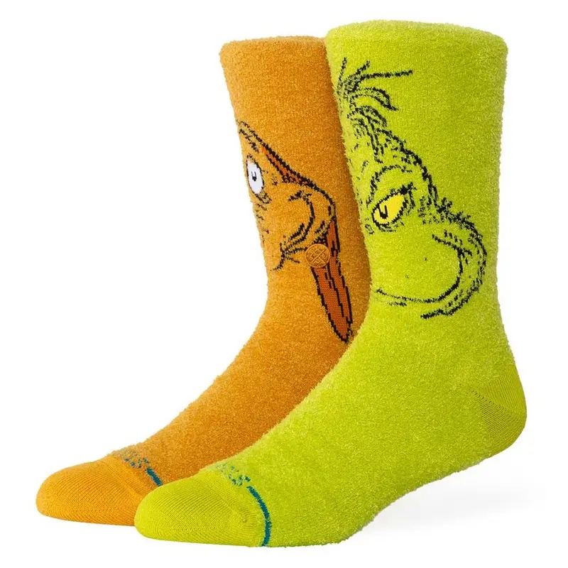 Stance Grinch And Max Socks - Green - Large 1