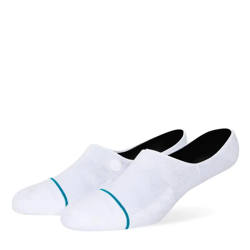 Stance Icon No Show Socks - White - Large 1