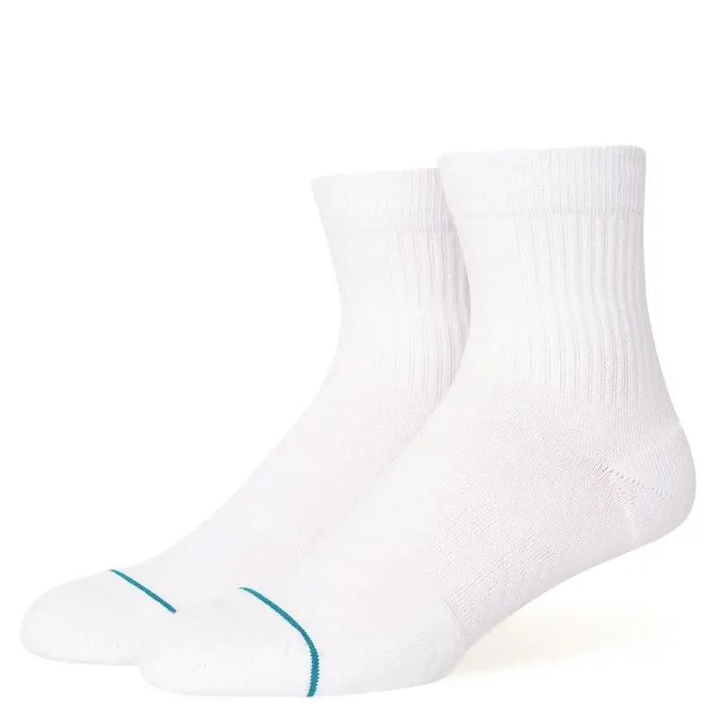 Stance Icon Quarter Socks - White 1