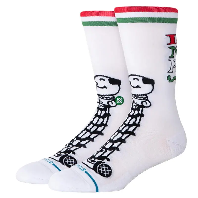 Stance Little Neros Socks - White - Large 1