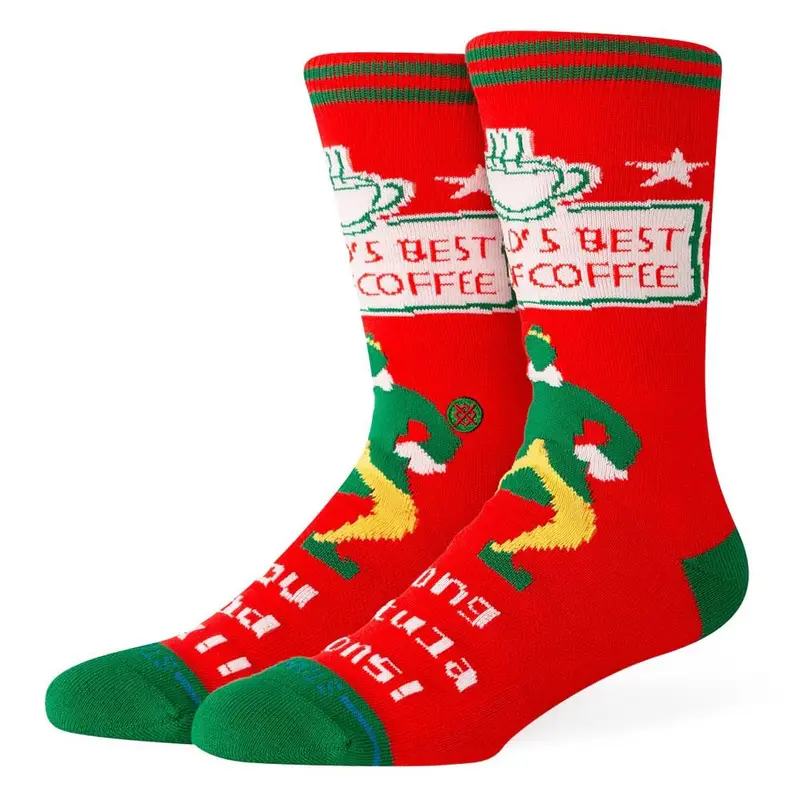 Stance Worlds Best Socks - Red - Large 1