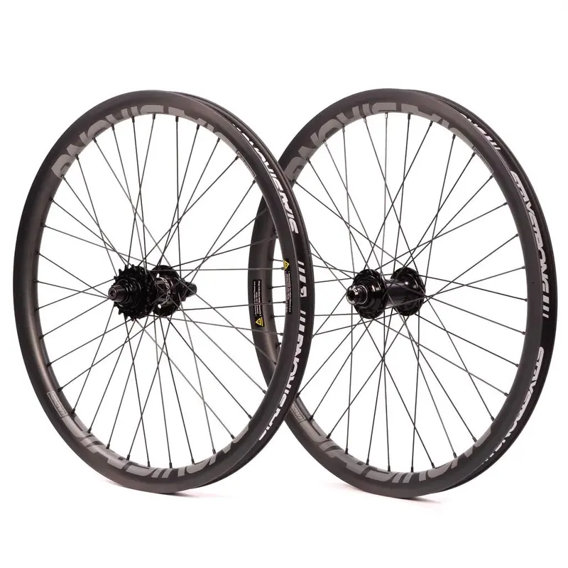Stay Strong Carbon Reactiv 2 24″ Cruiser Disc Wheelset – Matte Carbon, 24×1.75″