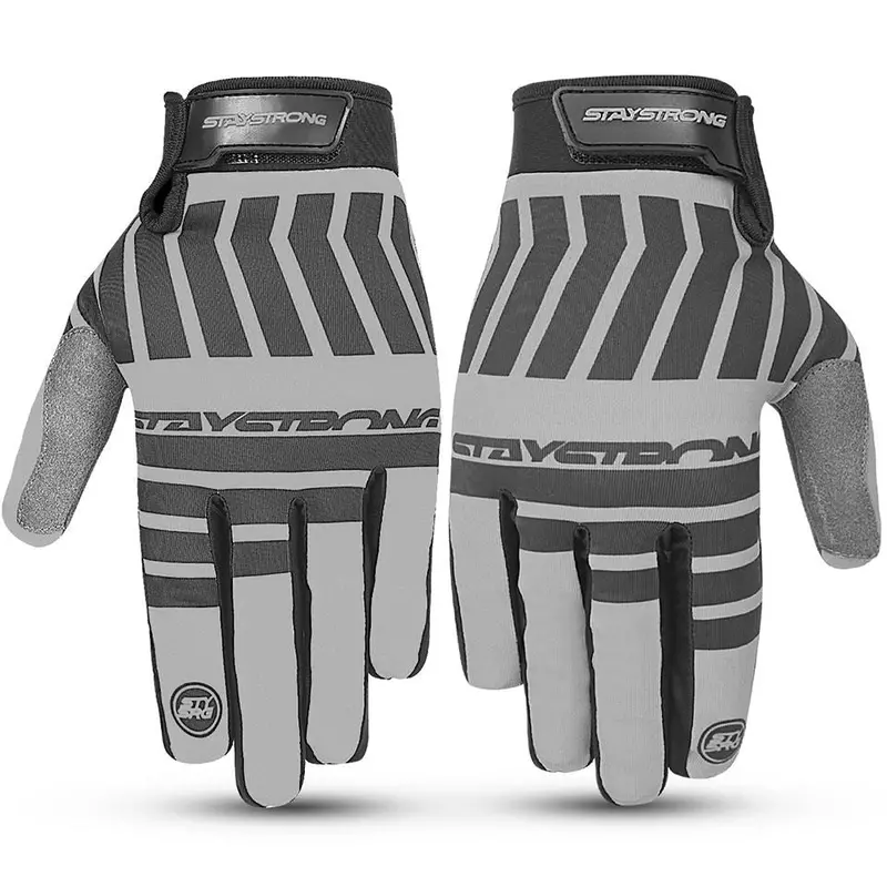 Stay Strong Chev Stripe Youth Gloves - Cocoa 1