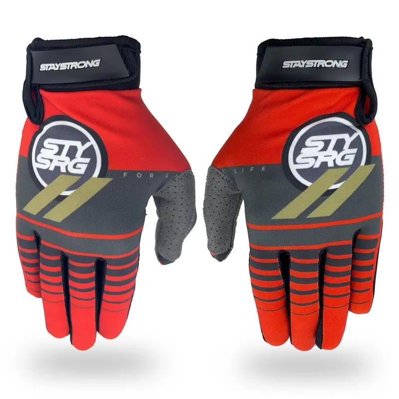 Stay Strong For Life Gloves - Red 1