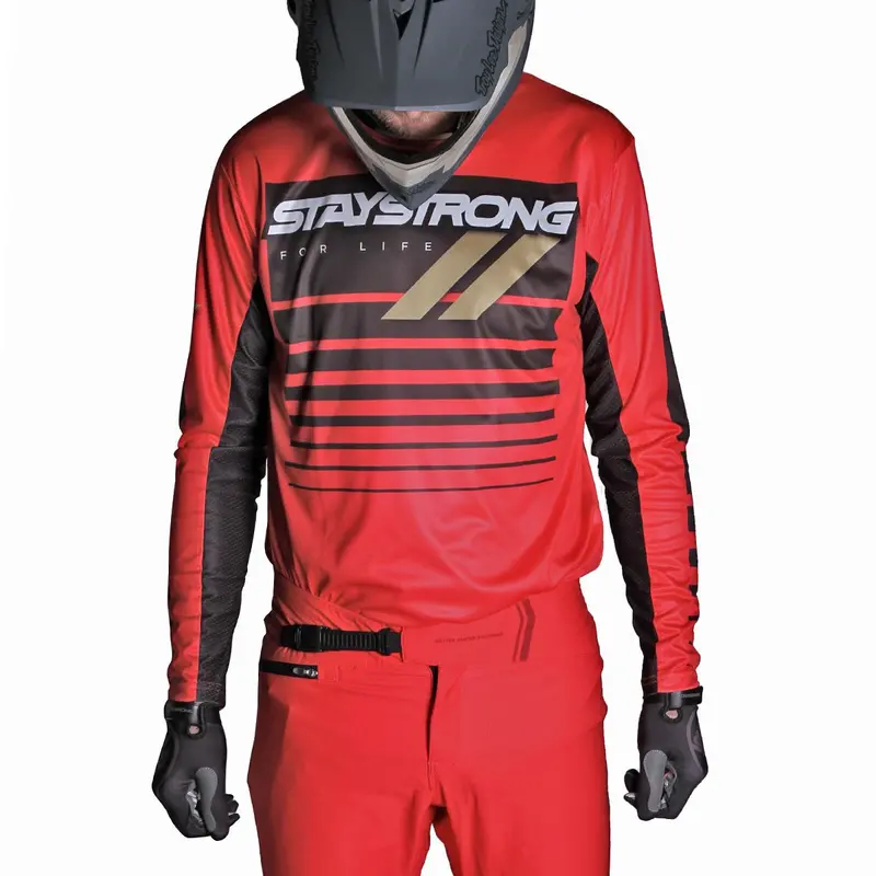 Stay Strong For Life Youth Race Jersey - Red 1