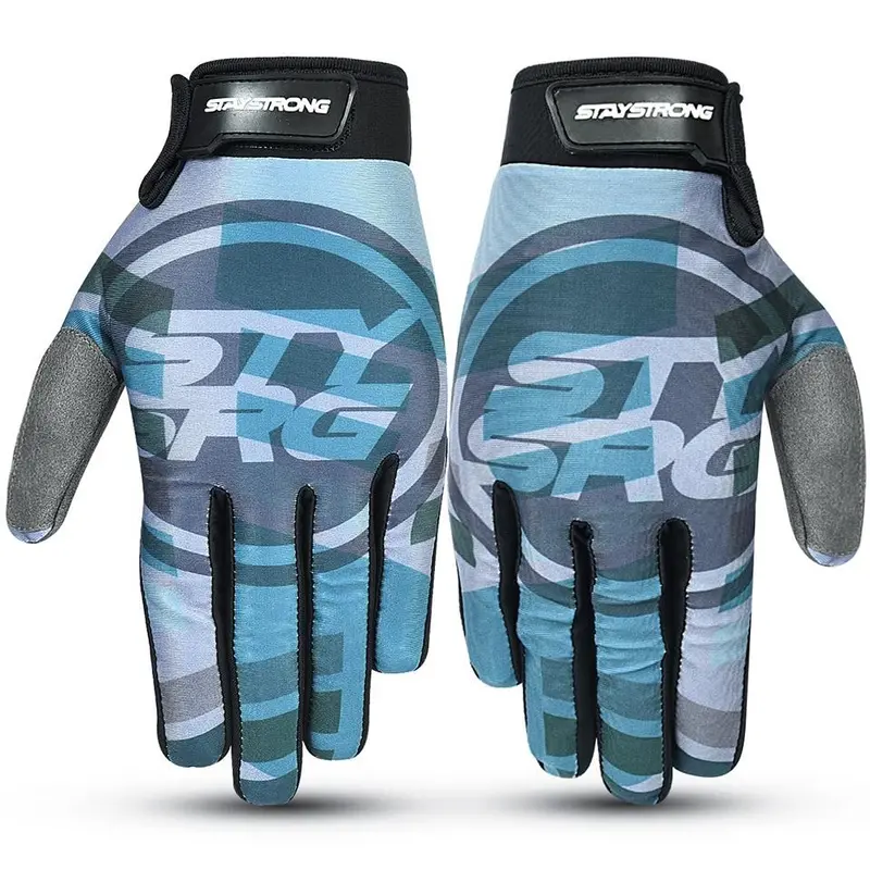 Stay Strong Icon Line Gloves - Teal 1