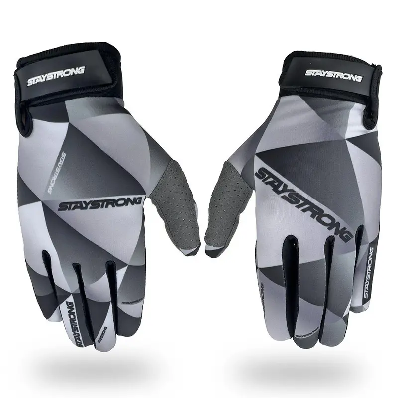 Stay Strong Prism Gloves - White 1