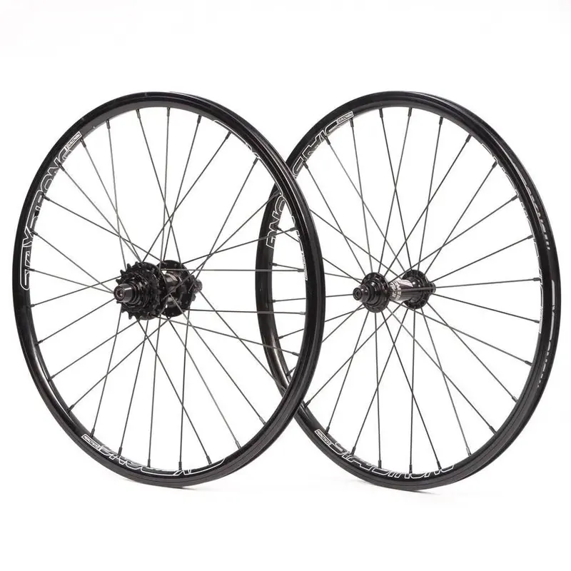 Stay Strong Reactiv 2 20" Disc Race Wheelset- Black/ 1-1/8" 1