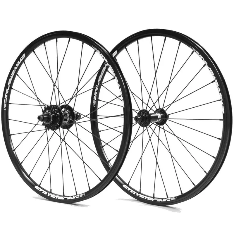 Stay Strong Reactiv 2 20" Disc Race Wheelset - Black/ 1.1/8" 1