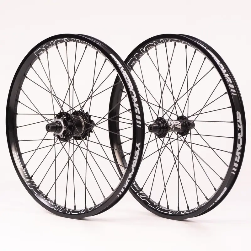 Stay Strong Reactiv 2 20" Disc Race Wheelset - Black/ 1.75" 1