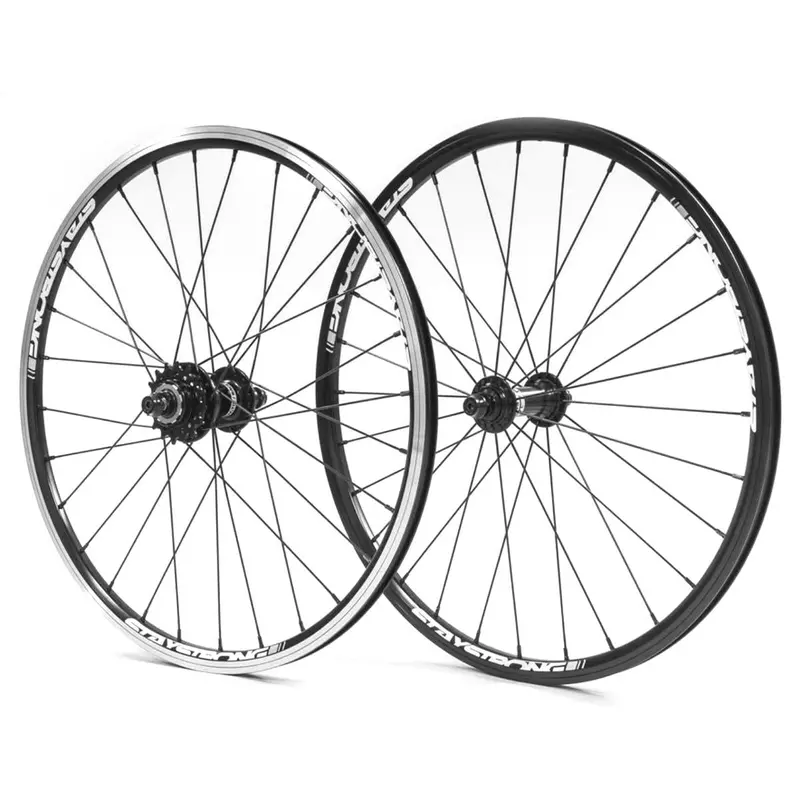 Stay Strong Reactiv 2 20" Race Wheelset - Black/ 1.1/8" 1