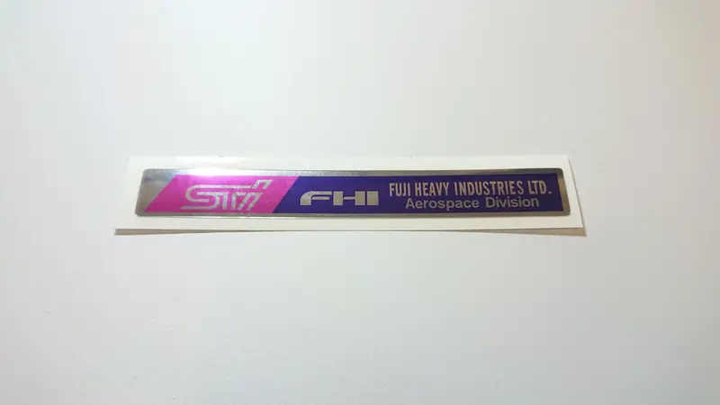 Sti Fhi Aerospace Division Carbon Fibre Strut Bar Sticker 1