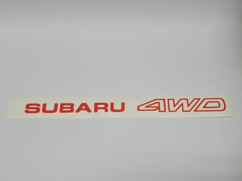 Subaru Leone 4Wd L Series Bumper Sides Sticker 1