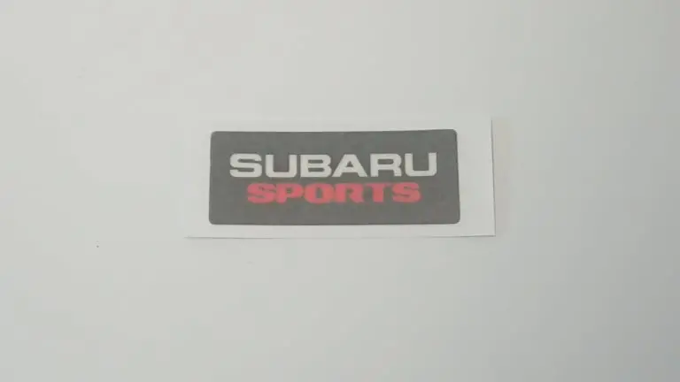 Subaru Sports Early 80S Strut Bar Sticker 1