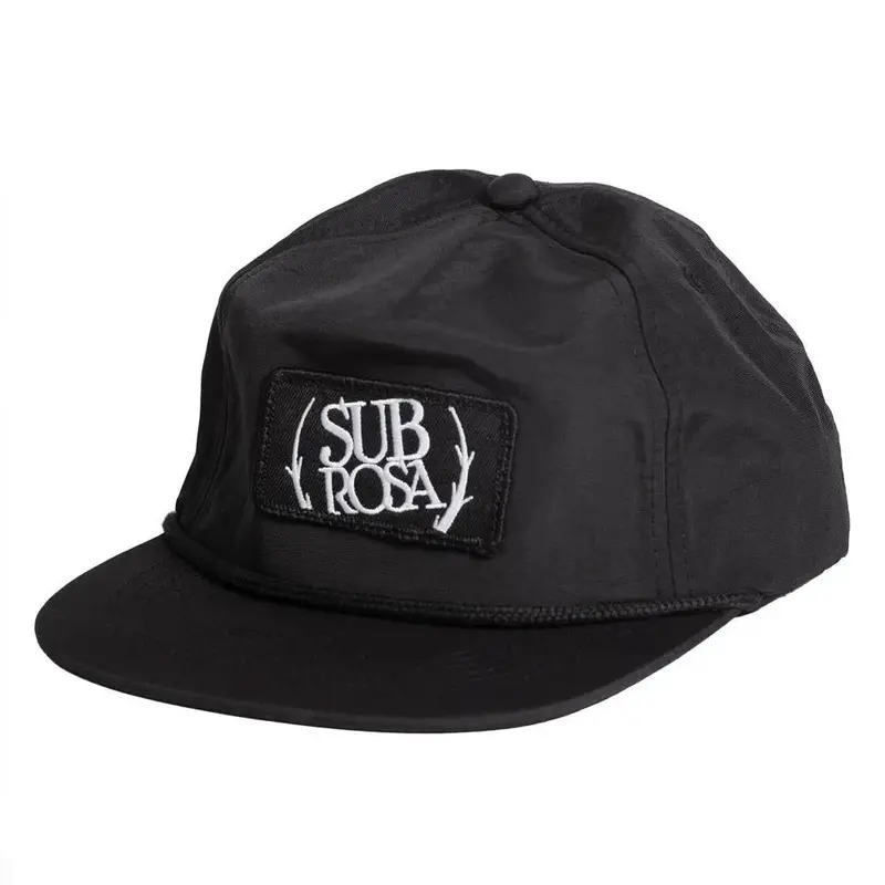 Subrosa Cropped Crest Hat - Black 1