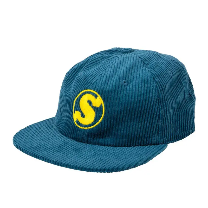 Sunday Badge Corduroy Hat - Atlantic Green 1