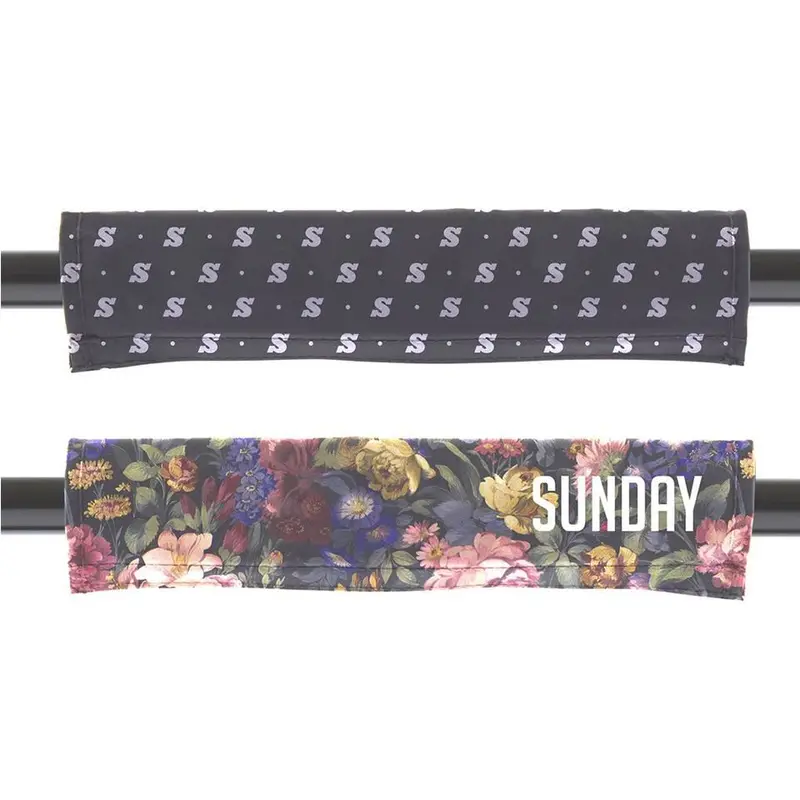 Sunday Reflective S-Pattern/Wallflower Reversible Handlebar Pad 1