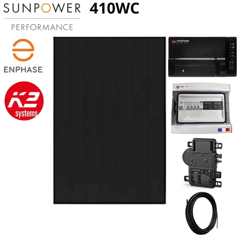 Sunpower - Kit Panneau Solaire Photovoltaïque 410Wc 1