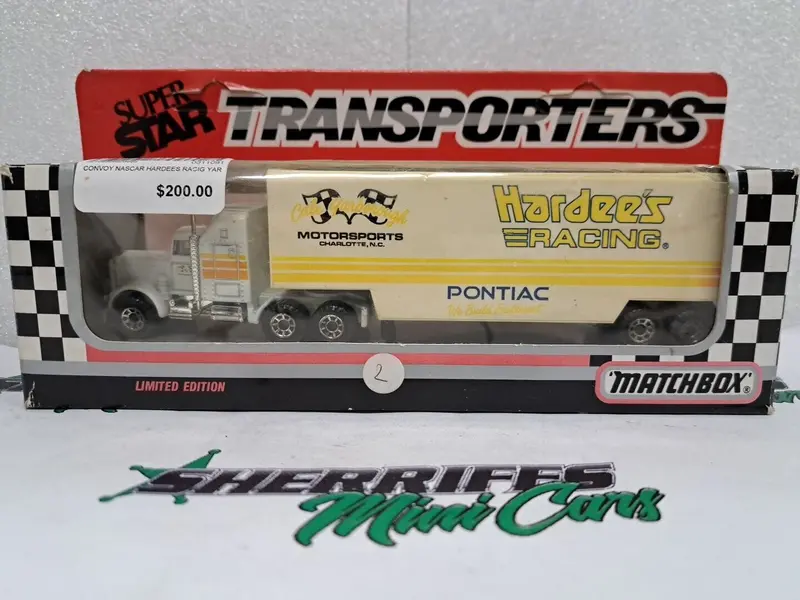 Super Star Transporters Matchbox Convoy Nascar Hardees Racing 1
