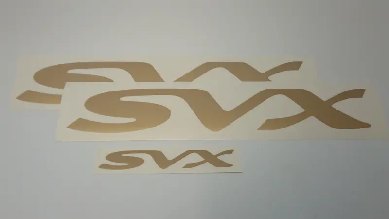 Svx Logo Decals Oem And Concept Designs (Set Of 3) 1
