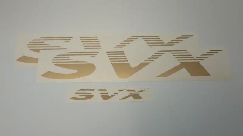Svx Logo Decals Oem And Concept Designs (Set Of 3) 10