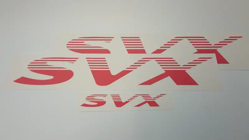Svx Logo Decals Oem And Concept Designs (Set Of 3) 11
