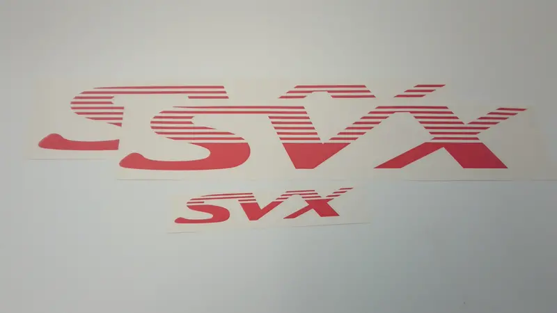 Svx Logo Decals Oem And Concept Designs (Set Of 3) 14