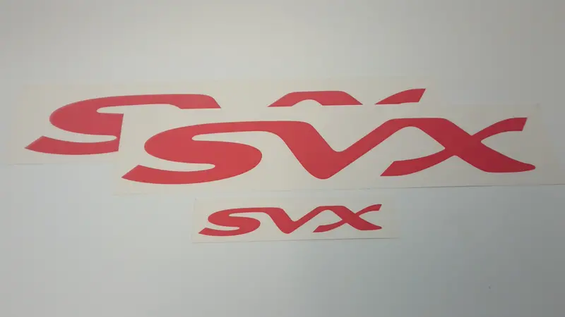 Svx Logo Decals Oem And Concept Designs (Set Of 3) 6