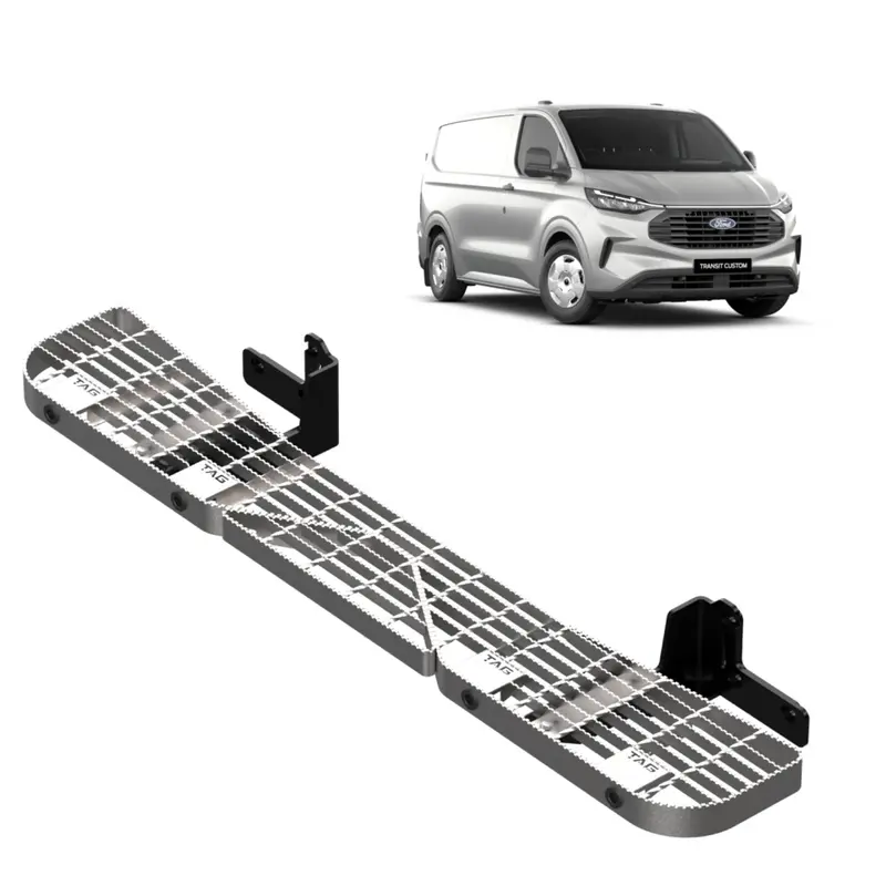Tag Galvanised Rear Step For Ford Transit Custom (07/2023 - On), Tourneo (05/2024 - On) 1