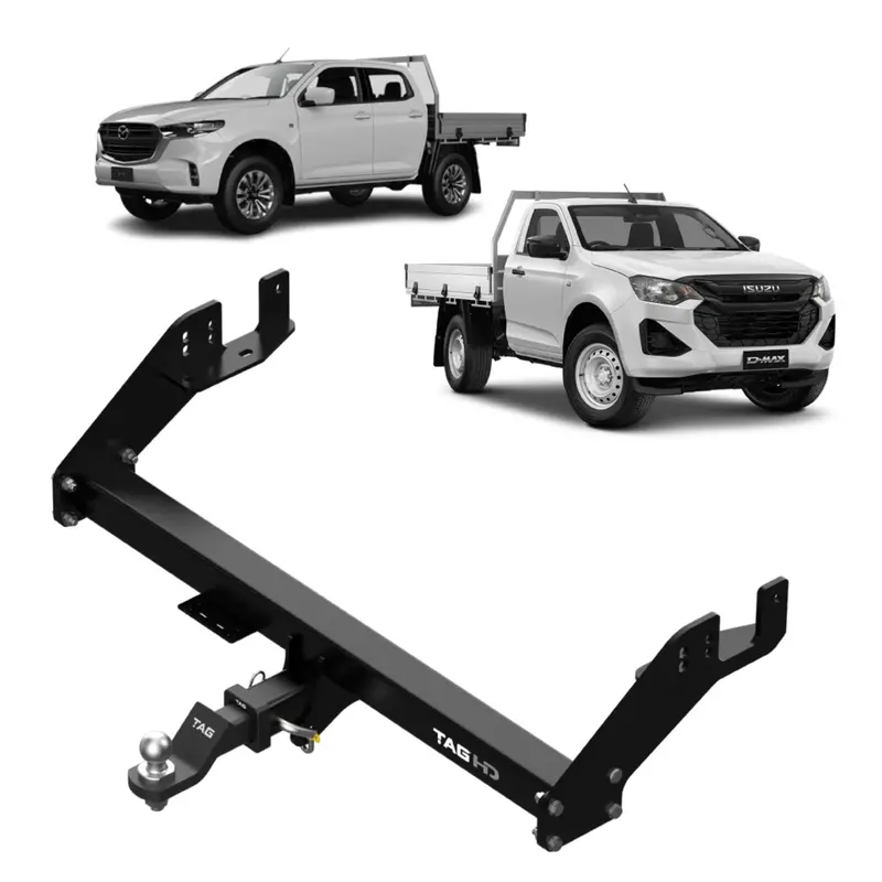 Tag Heavy Duty Extended Towbar For Mazda Bt-50 & Isuzu D-Max (07/2020 - On) - Extended Cab Chassis Without Step 1