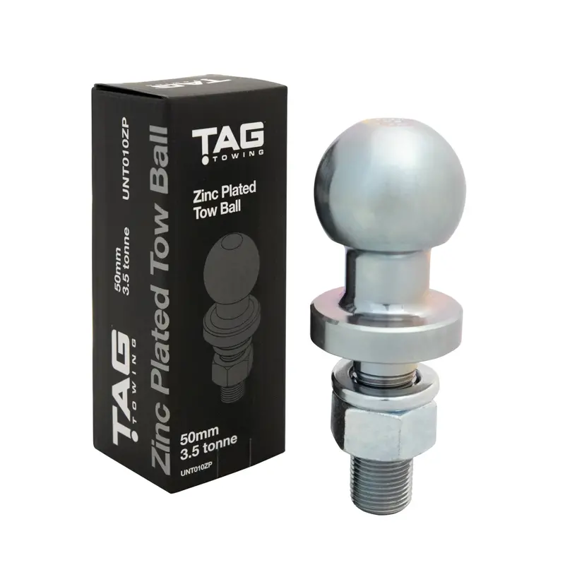 Tag Zinc Plated Tow Ball - 50Mm, 3.5 Tonne 1