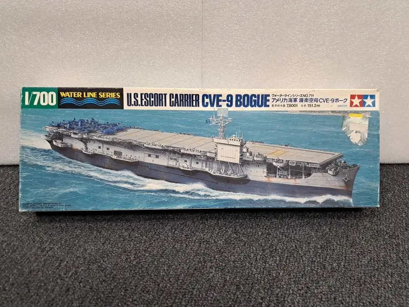Tamiya Ta-31711 1/700 Uss Escort Carrier Cve-9 Bogue 1