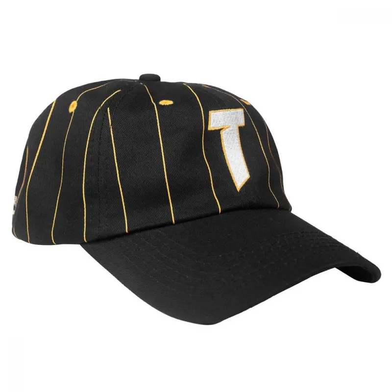 Thrasher T Logo Old Timer Cap - Black/Yellow 1
