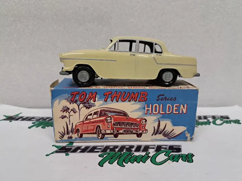 Tom Thumb Made By Streamlux 1/36 Fe Holden Painted In Beige From A Kit 1
