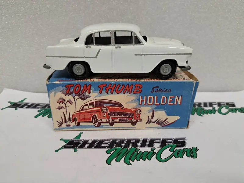 Tom Thumb Made By Streamlux 1/36 Fe Holden Painted In White From A Kit 1
