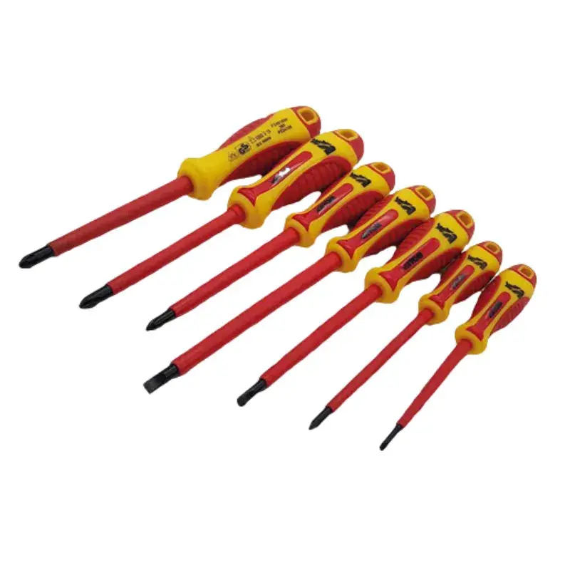 Tournevis Isolés 1000V - 7 Pièces | Amafibre® 1