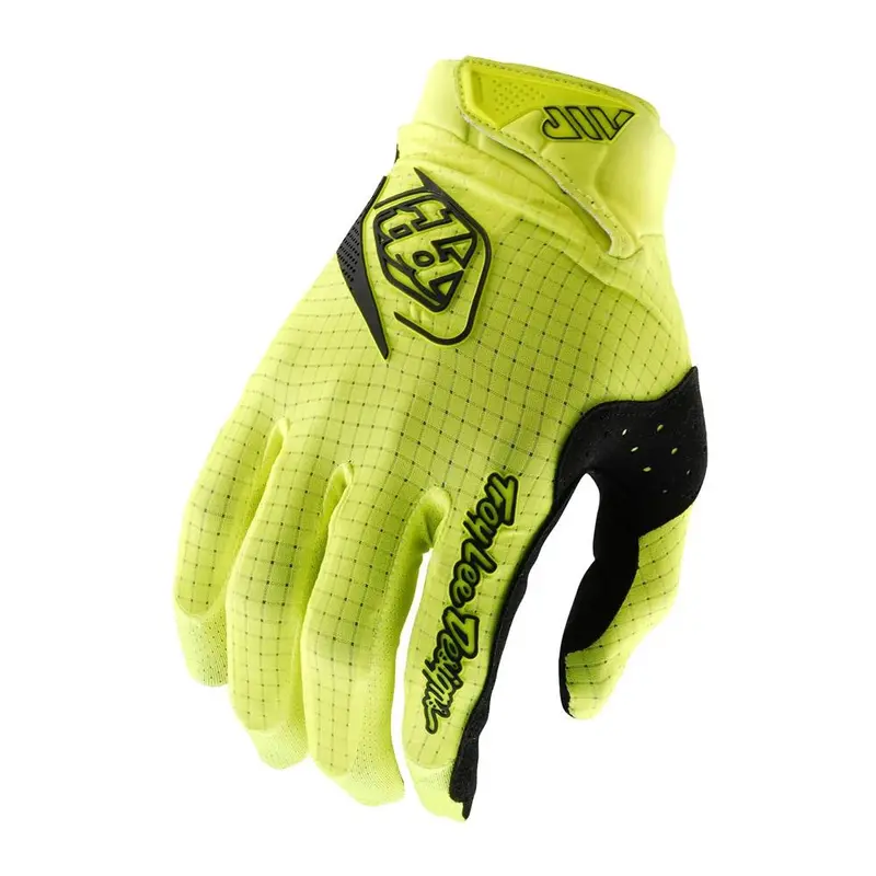Troy Lee Air Bmx Race Gloves - Mono Flo Yellow 1