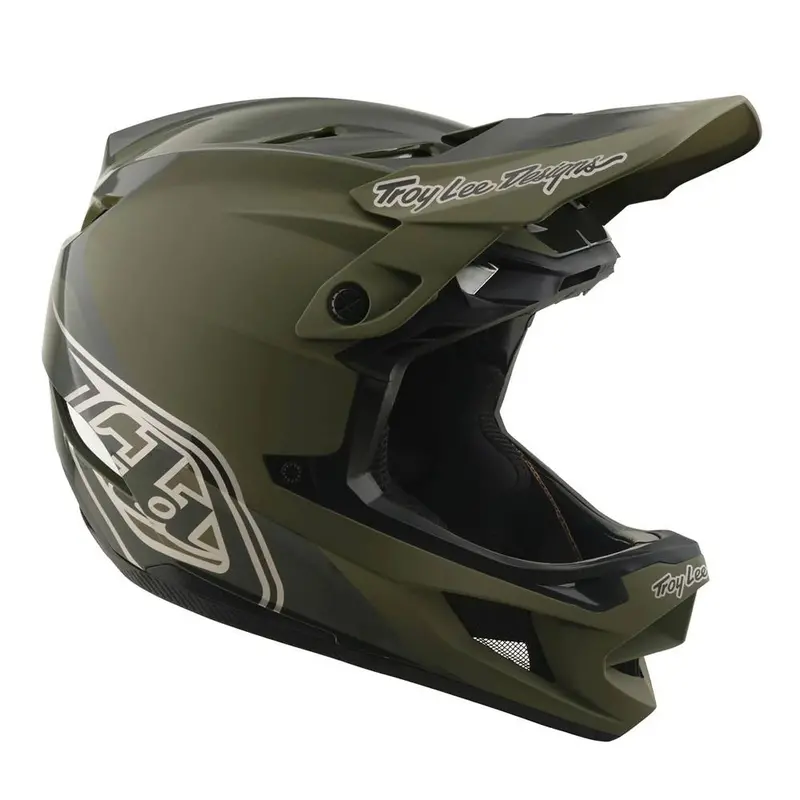 Troy Lee D4 Polyacrylite Mips Race Helmet - Shadow Beetle 1
