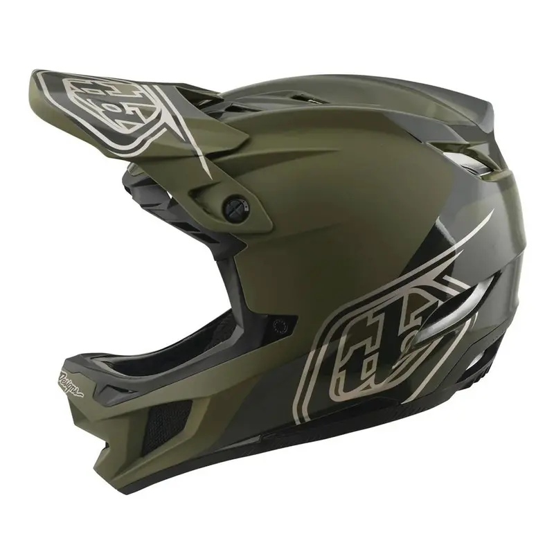 Troy Lee D4 Polyacrylite Mips Race Helmet - Shadow Beetle 4