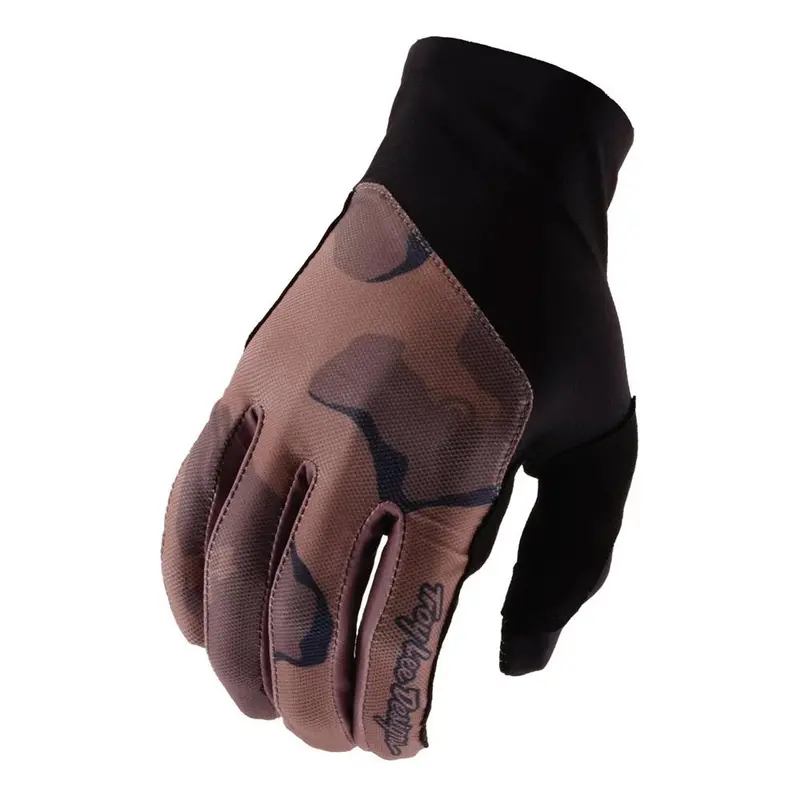 Troy Lee Flowline Bmx Race Gloves - Flow Camo Sienna 1
