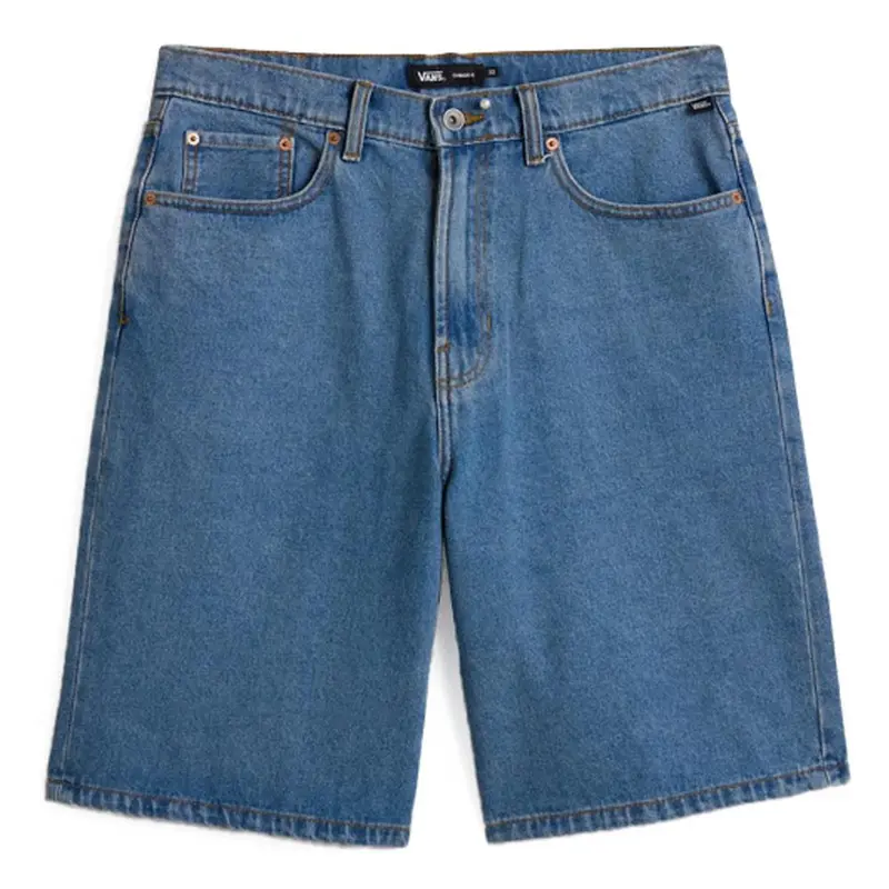 Vans Check-5 Baggy Denim Shorts - Stonewash Blue 1