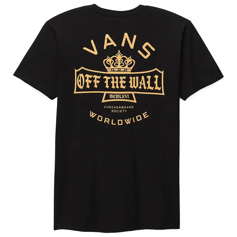 Vans Checkerboard Society T-Shirt - Black 1