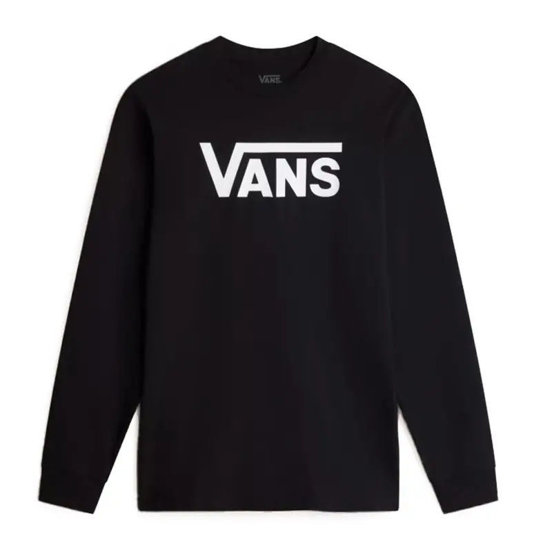 Vans Classic Long Sleeve T-Shirt - Black/White 1