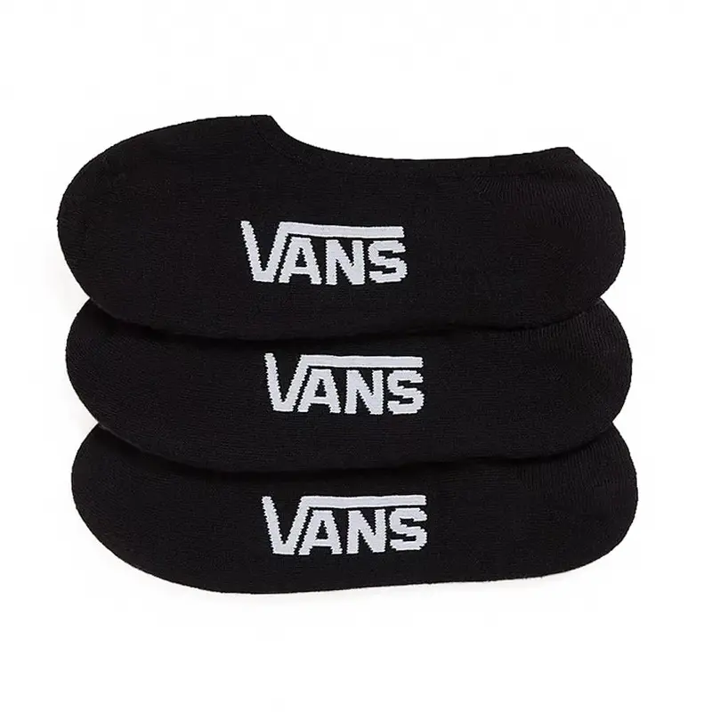 Vans Classic No Show Socks 3-Pack - Black 1