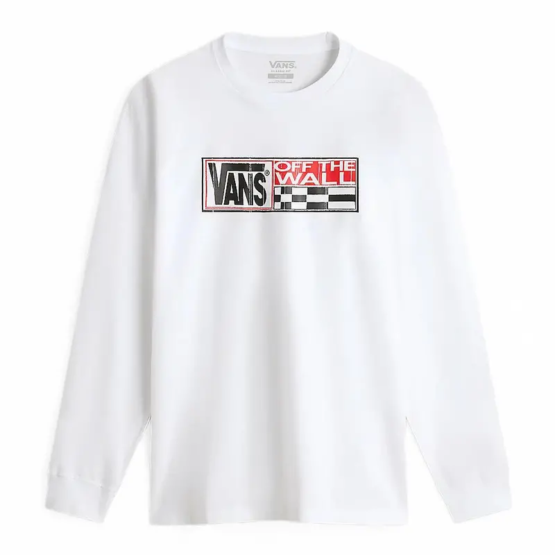 Vans Hi Stretch Long Sleeve T-Shirt - White 1