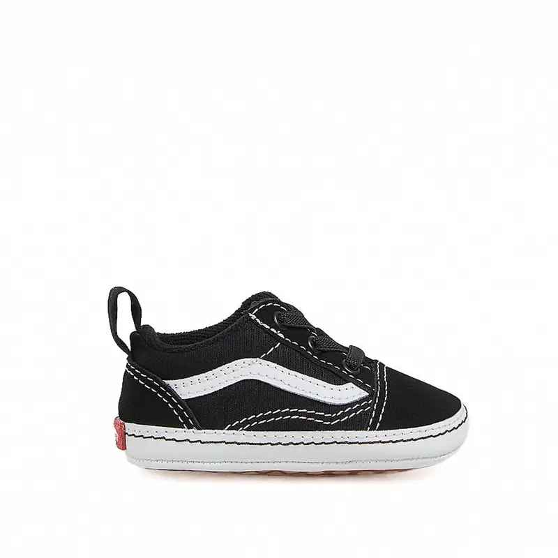 Vans Infant Old Skool Crib Shoes (0-1 Year) - Black/True White 1