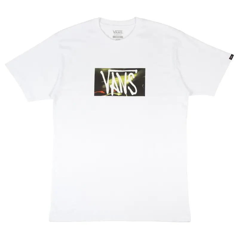 Vans Light Box Logo T-Shirt - White 1