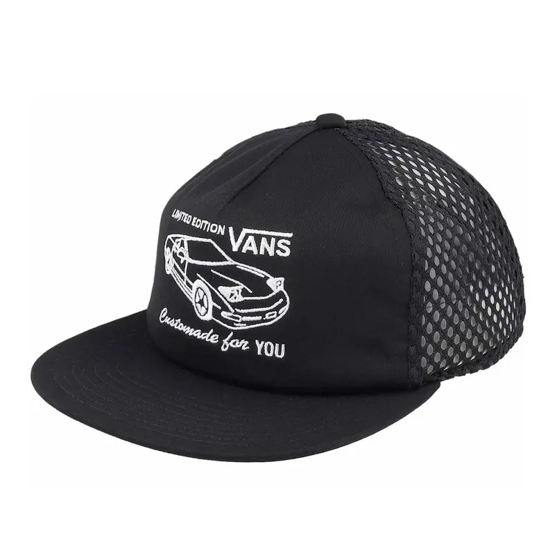 Vans Retro Unstructured Trucker Cap - Black 1